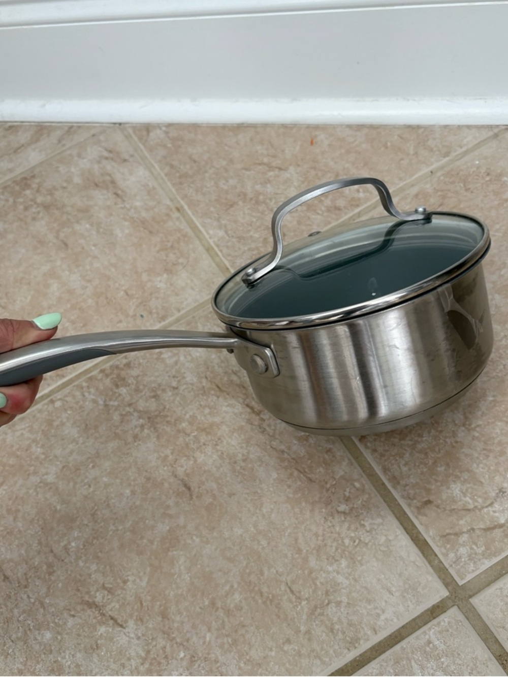 Culinary Science by Martha Stewart 1.5 quart stainless steel sauce pan